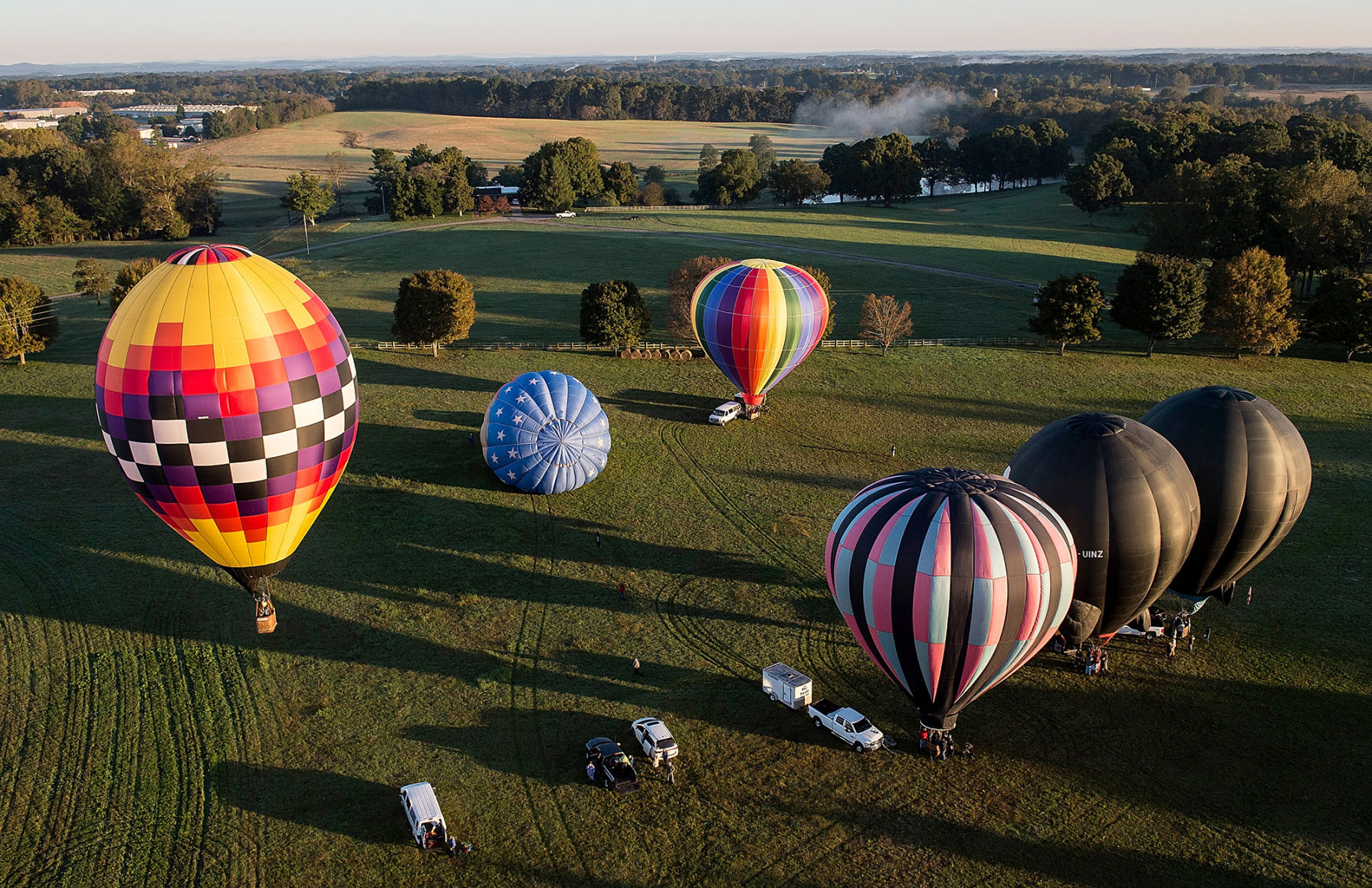 Hot air balloon ride